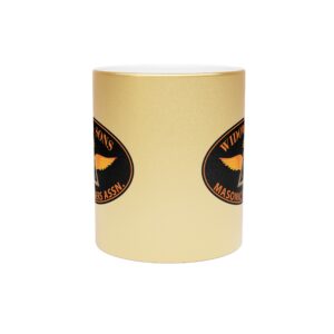 Widows Sons Metallic color Mug (SilverGold) with free delivery Masonic Motorcycle club